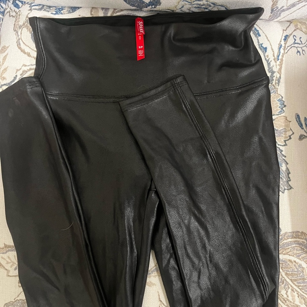 Spanx Faux Leather Leggings NWOT